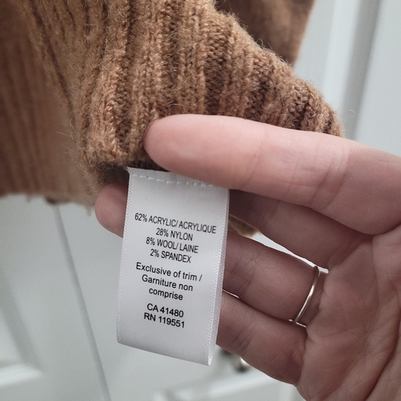 Gentle Fawn Collection Brown Turtleneck Knit Sweater - Picture 6 of 9